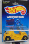 1988 HOT WHEELS WORKHORSES YELLOW EARTH MOVER