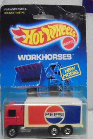 1988 HOT WHEELS WORKHORSES PEPSI HIWAY HAULER