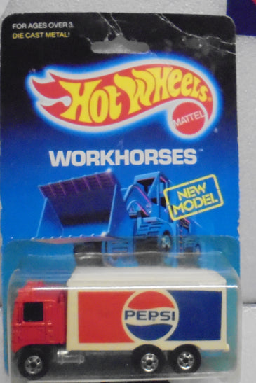 1988 HOT WHEELS WORKHORSES PEPSI HIWAY HAULER