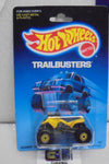 1988 HOT WHEELS TRAILBUSTERS YELLOW SUZUKI QUADRACER