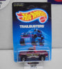 1988 HOT WHEELS TRAILBUSTERS PLUM BYWAYMAN TRUCK LEFT FACING UNPUNCHED CARD