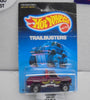 1988 HOT WHEELS TRAILBUSTERS PLUM BYWAYMAN TRUCK RIGHT FACING