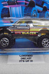 1988 HOT WHEELS TRAILBUSTERS BLACK BLAZER 4X4 UNPUNCHED CARD