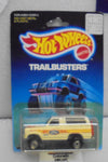 1988 HOT WHEELS TRAILBUSTERS WHITE BRONCO 4 WHEELER