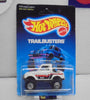 1988 HOT WHEELS TRAILBUSTERS WHITE STREET ROADER UNPUNCHED CARD