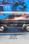 1988 HOT WHEELS TRAILBUSTERS BLACK BAJA BREAKER VAN w/BLACKWALLS