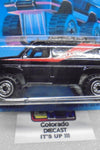 1988 HOT WHEELS TRAILBUSTERS BLACK BAJA BREAKER VAN UNPUNCHED CARD w/CT WHEELS