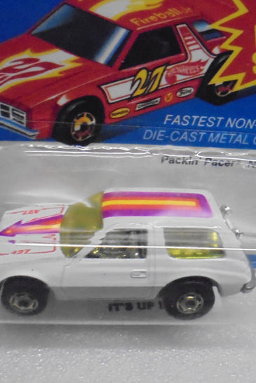 1981 HOT WHEELS THE HOT ONES WHITE PACKIN' PACER