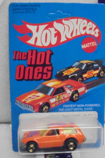 1981 HOT WHEELS THE HOT ONES ORANGE PACKIN' PACER UNPUNCHED CARD