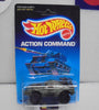 1986 HOT WHEELS ACTION COMMAND GREEN CAMO STING ROD UNPUNCHED CARD