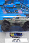 1986 HOT WHEELS ACTION COMMAND GREEN CAMO STING ROD UNPUNCHED CARD