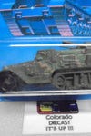 1986 HOT WHEELS ACTION COMMAND GREEN CAMO TANK GUNNER