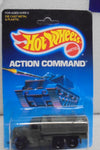 1986 HOT WHEELS ACTION COMMAND GREEN CAMO TROOP CONVOY TRUCK UNPUNCHED CARD