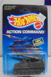 1986 HOT WHEELS ACTION COMMAND GREEN ROCKETANK UNPUNCHED CARD