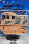 1986 HOT WHEELS ACTION COMMAND TAN ASSAULT CRAWLER UNPUNCHED CARD