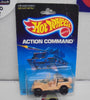 1986 HOT WHEELS ACTION COMMAND TAN ROLL PATROL JEEP CJ