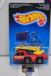 1987 HOT WHEELS RED FLAME STOPPER UNPUNCHED INTERNATIONAL CARD