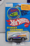 1975 HOT WHEELS CLASSY CUSTOMS GREY INSIDE STORY VAN PATCH CARD