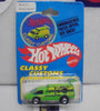 1975 HOT WHEELS CLASSY CUSTOMS GREEN SPOILER SPORT 2 REAR WNDOWS PATCH CARD