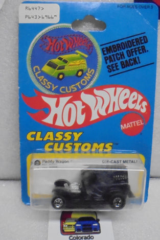 1977 HOT WHEELS SUPER CHROMES PADDY WAGON PATCH CARD