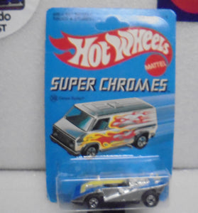 1975 HOT WHEELS SUPER CHROMES STEAM ROLLER UNPUNCHED CARD (Copy)