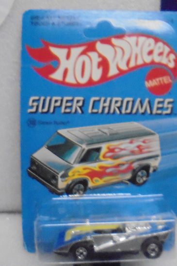 1975 HOT WHEELS SUPER CHROMES STEAM ROLLER UNPUNCHED CARD (Copy)