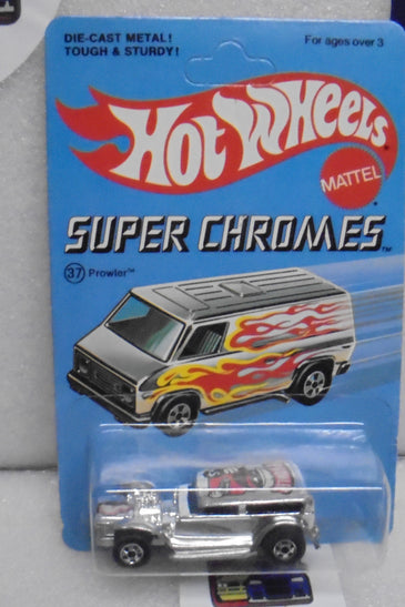 1975 HOT WHEELS SUPER CHROMES PROWLER UNPUNCHED CARD