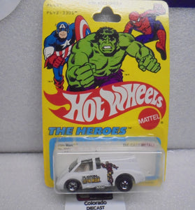 1980 HOT WHEELS THE HEROES WHITE IRON MAN VAN