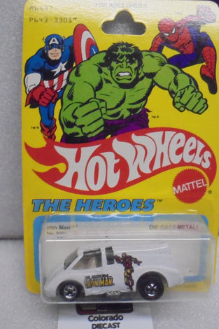 1980 HOT WHEELS THE HEROES WHITE IRON MAN VAN