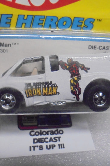 1980 HOT WHEELS THE HEROES WHITE IRON MAN VAN
