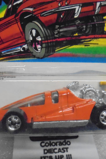 1981 HOT WHEELS HIRAKERS ORANGE TURBO WEDGE