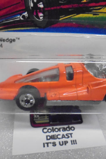 1981 HOT WHEELS HIRAKERS ORANGE TURBO WEDGE UNPUNCHED CARD