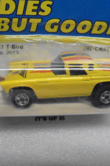 1977 HOT WHEELS OLDIES BUT GOODIES YELLOW '57 T-BIRD PATCH CARD