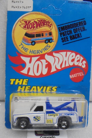 1977 HOT WHEELS RESCUE TEAM WHITE RAMBLIN' WRECKER UNPUNCHED PATCH CARD