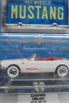 1988 HOT WHEELS PARK N PLATES WHITE '65 MUSTANG CONVERTIBLE