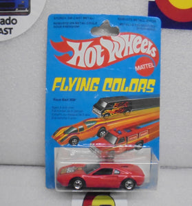 1979 HOT WHEELS FLYING COLORS RED RACE BAIT 308 FERRARI INTERNATIONAL CARD