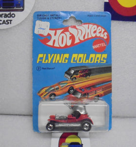 1979 HOT WHEELS FLYING COLORS RED CORVETTE STINGRAY UNPUNCHED INTERNATIONAL CARD