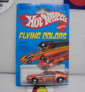 1979 HOT WHEELS FLYING COLORS RED TURISMO INTERNATIONAL CARD