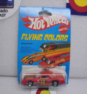 1979 HOT WHEELS FLYING COLORS RED MIRADA STOCKER INTERNATIONAL CARD
