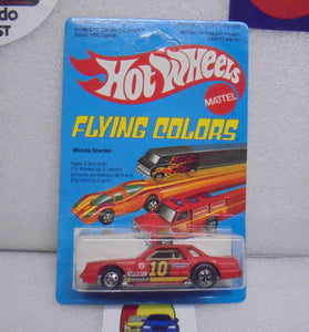 1979 HOT WHEELS FLYING COLORS RED MIRADA STOCKER UNPUNCHED INTERNATIONAL CARD