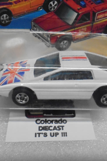 1979 HOT WHEELS FLYING COLORS WHITE ROYAL FLASH INTERNATIONAL CARD