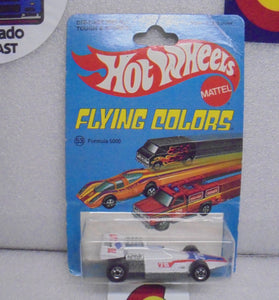1975 HOT WHEELS FLYING COLORS WHITE FORMULA 5000