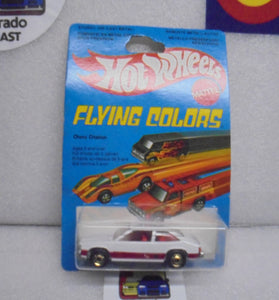 1979 HOT WHEELS FLYING COLORS WHITE CHEVY CITATION INTERNATIONAL CARD