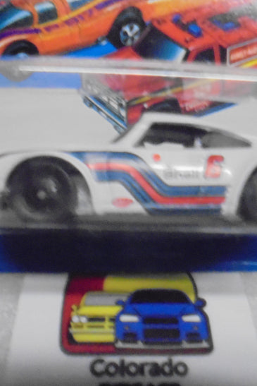 1979 HOT WHEELS FLYING COLORS ERROR WHITE P-911 TURBO PORSCHE UNPUNCHED INTERNATIONAL CARD