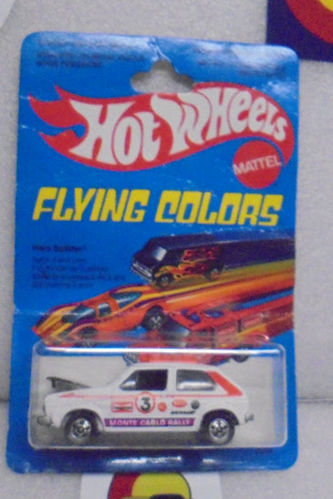 1979 HOT WHEELS FLYING COLORS WHITE HARE SPLITTER INTERNATIONAL CARD
