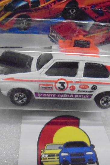 1979 HOT WHEELS FLYING COLORS WHITE HARE SPLITTER INTERNATIONAL CARD