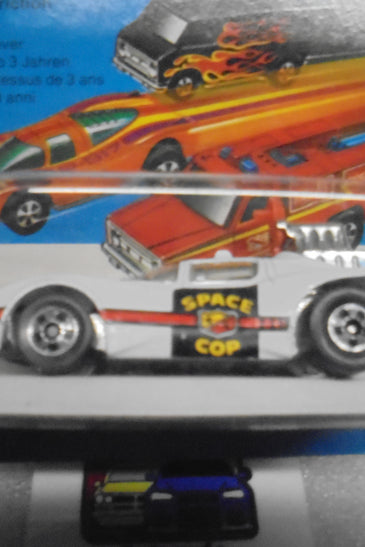 1979 HOT WHEELS FLYING COLORS WHITE SCIENCE FRICTION INTERNATIONAL CARD