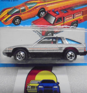 1979 HOT WHEELS FLYING COLORS SILVER OMNI 024 UNPUNCHED INTERNATIONAL CARD