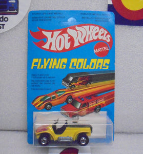 1979 HOT WHEELS FLYING COLORS YELLOW SAND DRIFTER UNPUNCHED INTERNATIONAL CARD