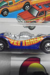 1975 HOT WHEELS FLYING COLORS ENAMEL BLUE JET THREAT II